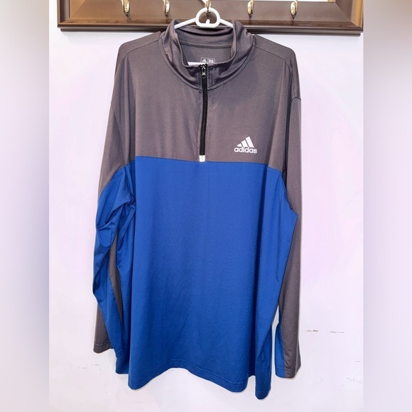 ADIDAS GOLF UPF LIGHTWEIGHT 1/4 ZIP PULLOVER Size 3XL - Picture 1 of 7